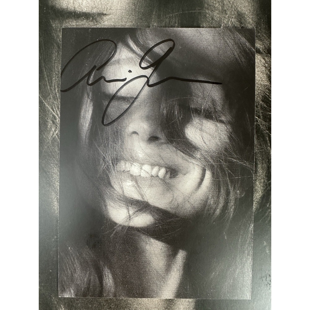 Ariana Grande Petal Signed Vinyl LP Pearly White Full Name Black Long